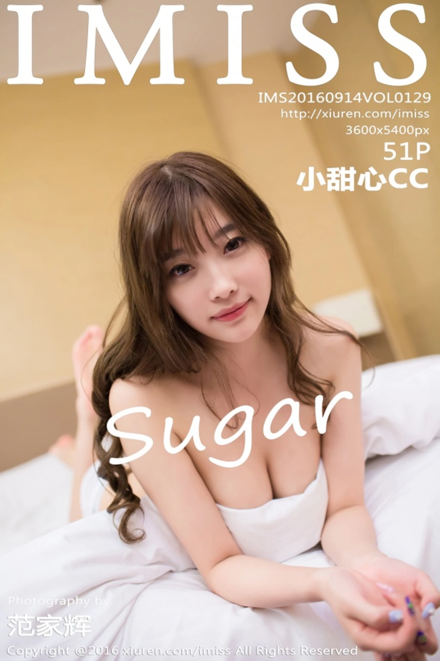 [IMISS爱蜜社]Vol.129_嫩模Sugar小甜心CC性感私房半裸秀豪乳美臀屁沟诱惑写真51P-秀人网 - XiuRen.Space